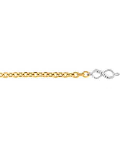 Bracciale Dédié in Titanio Diamante Lab Grown 0.01 Ct BRD2603 0256;BI - BRD2603 0256;BI